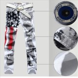 Hot Fashion Men's Printed Design Casual Jeans
