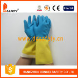 Ddsafety 2017 Blue&Yellow Latex Glove
