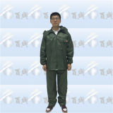 Polyester Waterproof Outdoor Rain Suit for Adult