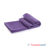 Purple Absorbent Microfiber Hot Yoga Towel 04