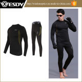 Outdoor Sports Thermal Mens Underwear Suits Esdy Same Model Underwear Black