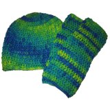 Nice Colour Lady Knitted Hat and Scarf (JRK213)