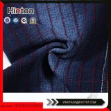 Red Check Patern Knitting Denim Fabric for Pants
