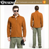 Esdy Lightweight Combat Windproof Breathable Tactical Grid Fleece Coat