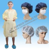 Nonwoven Hospital Gowns, Protective Disposable Apron with Long Sleeves