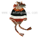 Knitted Hat with Ear Flaps (JRK115)