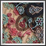 Good Quality Multicolor Mesh Embroidery Lace Flower Embroidery Lace