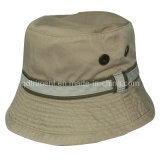 Metal Eyelets Cotton Twill Leisure Fishing Bucket Hat (TMBH9463)