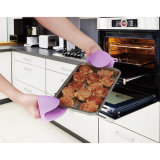 Kitchenware Heat Resistant Silicone Rubber Microwave Oven Mitt Baking Gloves