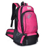 Pink Waterproof Nylon Camping Traveling Sports Hiking Backpack for Women or Girl