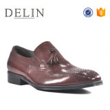 High Quality Loafer Tassel Leather Upper Men Dress Shoes