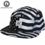 2016 Fashion Cool USA Flag Embroidery Flat Peak Snapback Cap