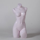 Glossy Fiberglass Sexy Female Mannequin Bust for Bra Display