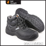 Injection PU Ankle Safety Shoe with Genuine Leather (Sn52840