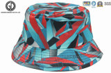 Fashion Design Polyester Bucket Hat with Geometric Drawing