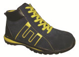 Ufa069 Metalfree Safety Shoes Suede Leather Safety Shoes