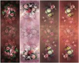 Fashion Elegant Colorful Silk Flower Printing Scarf for Ladies (C-016)