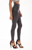 New Style Slender Leather Black Sexy Women Leggings Hot Sale