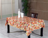 Hot Sale High Quality PVC Printed Tablecloth with Backing LFGB Oko-Tex 100