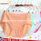 Lacework Bamboo Fiber Solid Color Young Girls Stylish Panties Ladies Lingerie Panty