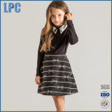 Hot Sale Two-Piece Outfit Printed A-Line Skirt School Uniform