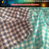 Polyester+Nylon Mixed Check Fabric, Crinkle Gingham Beach Pants Fabric (YD1122-Green)