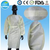 Elastic Cuffs/Knitted Cuff Hot Sale SBPP/PE/PP+PE/SMS Isolation Gown/Surgical Gown Cheap