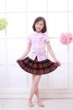School Uniform with Skirt for Girls (SCHUM130036)