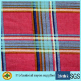 Chemical Viscose Fabric with Plaid for Women Shirts