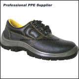 Genuine Leather Work Boots with Steel Toe and Plate