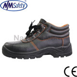 Nmsafety Factory Economic Cow Split Leather Safety Shoes