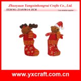 Christmas Decoration (ZY14Y98-3-4) Xmas Reindeer and Bear Sock