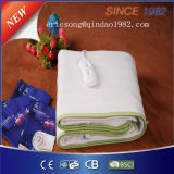 Best-Selling EU Market Pure White 100% Polyester Electric Blanket