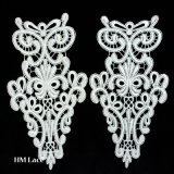 Fashion Design White Ivory Embroidered Lace Collar Crafting for Bride Dress D002