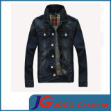 European Version of Slim Frosted Breathable Men's Cotton Denim Jacket (JC7049)