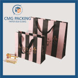 Beautiful Customized Stripes Printed Cosmetic Packging Bag (CMG-MAY-033)