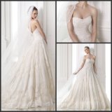 Lace Wedding Ball Gown Strapless A-Line Bridal Wedding Dress Y2018