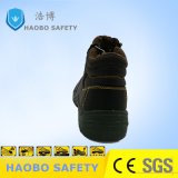Genuine Leather Warm Winter Safety Footwear with Reflective Stripe