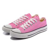 Casual Style Wholesale Lady Fancy Cheap Pink Canvas Shoes