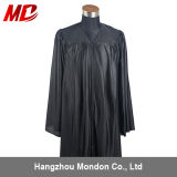 High School Graduation Gown Adult Shiny Black