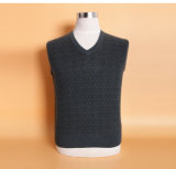 Yak Wool/Cashmere V Neck Pullover Long Sleeve Sweater/Garment/Clothing/Knitwear