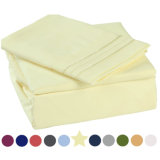 Soft Microfiber Hotel Quality Luxury 1800 Series 4PC Bedding Bed Sheet Set