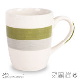 Simple Stripe Design Ceramic Stoneware Mug