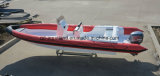 Aqualand 35feet 10.5m Fiberglass Rigid Inflatable Rescue Patrol/Military Rib Motor Boat (rib1050b)