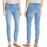 Wholesale Girls Blue Basic Five Pocket Jean