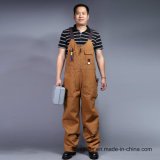 Mens Trousers Builders Work Dungarees Heavy Twill Bib and Brace Overall (BLY4002)