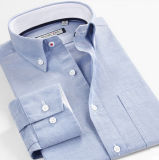Cotton Button Down Collar Oxford Shirt with Chest Pocket