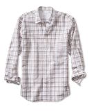 Tailored Slim-Fit Bold Plaid Linen Cotton Shirt for Men