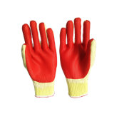 Warm Cotton Knitted Gloves with Rubber Dots for Feet