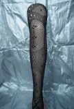Sexy Lingerie Mesh Pantyhose with Floral Pattern 1979